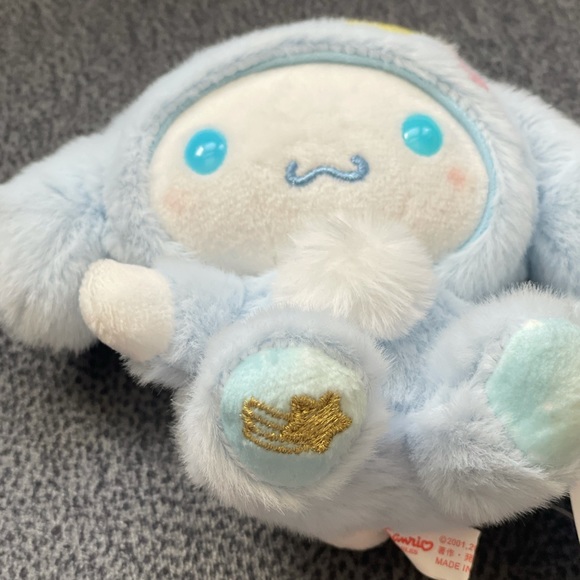 Cinnamoroll in Pajama Plush Keychain (4.5”) - Picture 7 of 11